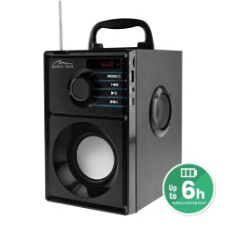 MEDIA-TECH GŁOŚNIK BEZPRZEWODOWY BOOMBOX SILVER 15W MRS MT3179