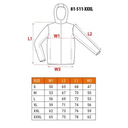 NEO tools 81-511-XXXL ubranie robocze Kurtka