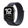 Zegarek APPLE Watch Series 10 GPS 42mm Kruczoczarna aluminiowa koperta z atramentową pętlą sportową