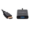 Adapter Lanberg AD-0017-BK (HDMI M - D-Sub (VGA) F 0,20m kolor czarny)