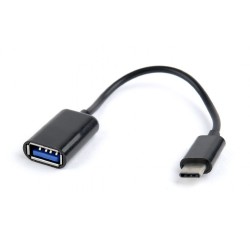 GEMBIRD ADAPTER USB TYP-C MĘSKI DO USB A ŻEŃSKI OTG, 20CM