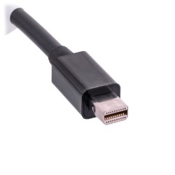 Adapter Lanberg AD-0006-BK (Mini DisplayPort M - D-Sub (VGA) F 0,20m kolor czarny)