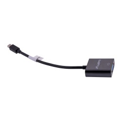 Adapter Lanberg AD-0006-BK (Mini DisplayPort M - D-Sub (VGA) F 0,20m kolor czarny)