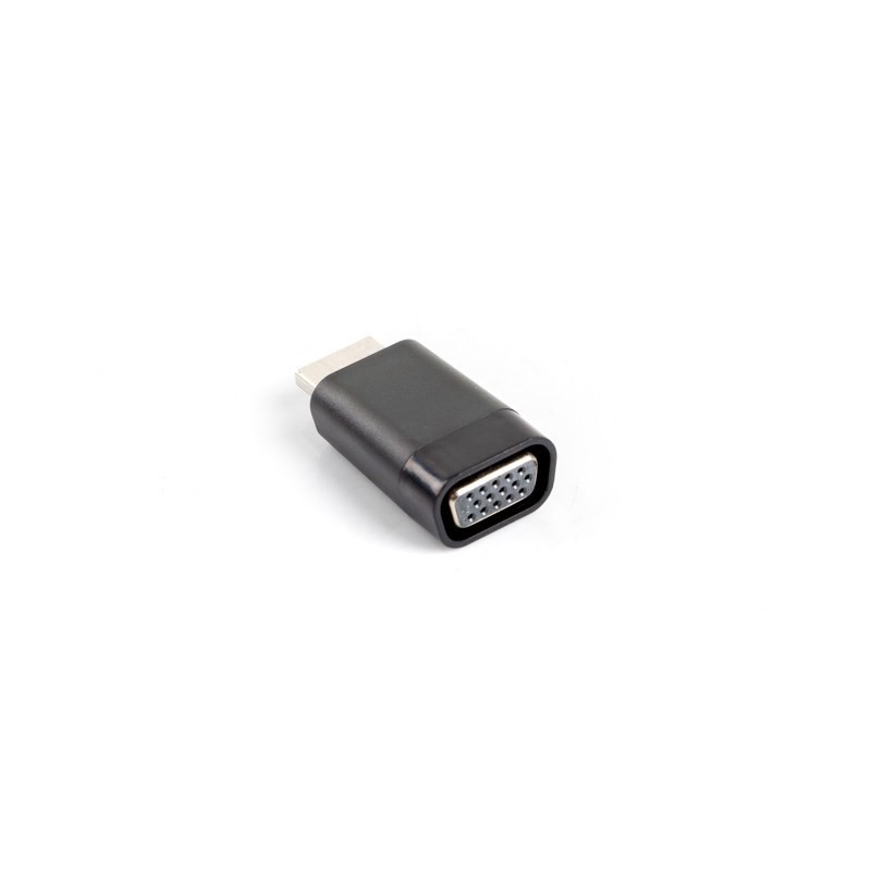 Adapter Lanberg AD-0016-BK (HDMI M - D-Sub (VGA) F kolor czarny)