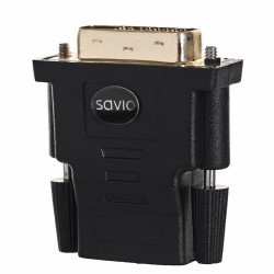 Adapter SAVIO cl-21 (HDMI F - DVI-D M kolor czarny)