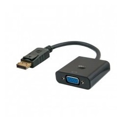 Adapter SAVIO CL-90 (DisplayPort M - D-Sub (VGA) F 0,20m kolor czarny)