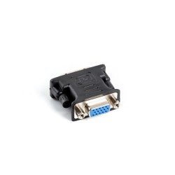 Adapter Lanberg AD-0012-BK (DVI-I (Dual link) M - D-Sub (VGA) F kolor czarny)