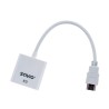 Adapter SAVIO CL-27/B (HDMI M - D-Sub (VGA) F 0,10m kolor biały)