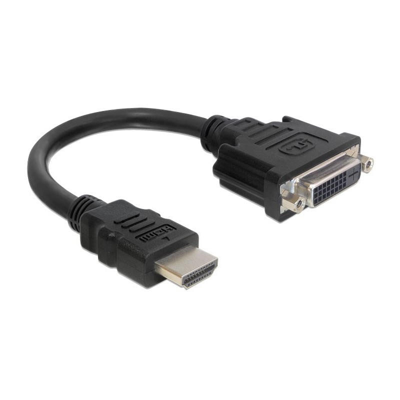 DELOCK ADAPTER HDMI (M) - DVI-D (F) (24+1) DUAL LINK