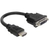 DELOCK ADAPTER HDMI (M) - DVI-D (F) (24+1) DUAL LINK