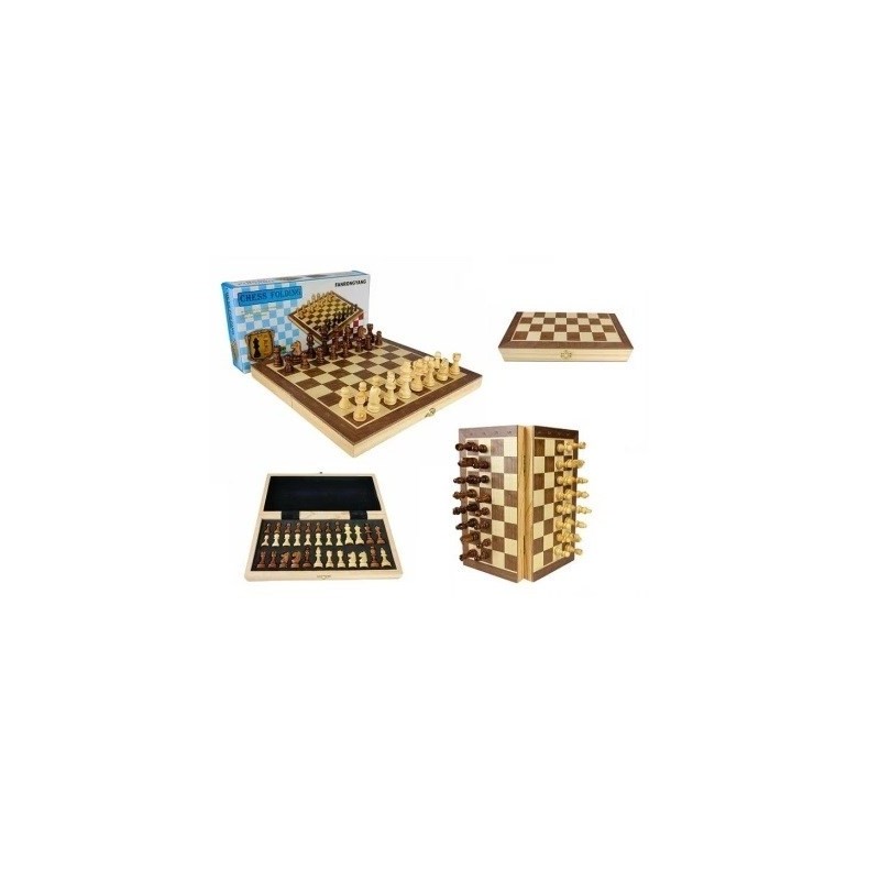 Szachy dewn magn Premium 29,5x29,5 WKGRA-14 18056