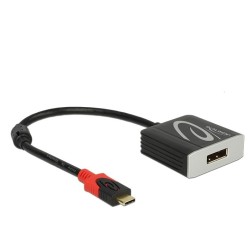 DeLOCK 63312 zewnętrzna karta graficzna usb 4096 x 2160 px Czarny