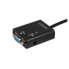 Adapter SAVIO cl-23 (HDMI M - D-Sub (VGA) F 0,20m kolor czarny)