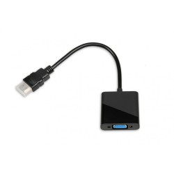 Adapter IBOX IAHV01 (HDMI M - D-Sub (VGA) F 1m kolor czarny)