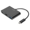 Digitus Wieloportowy adapter HDMI USB Type-C™, 3 porty