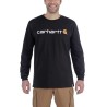 Bluza bez kaptura Carhartt Core Logo - black
