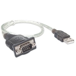 MANHATTAN KONWERTER ADAPTER USB NA RS232/COM/DB9 M