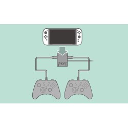 Podstawka USB podwójna PlayStand dla Nintendo Switch 2 - Dark Grey