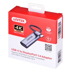 UNITEK ADAPTER USB-C - DISPLAYPORT 1.4 8K 60HZ