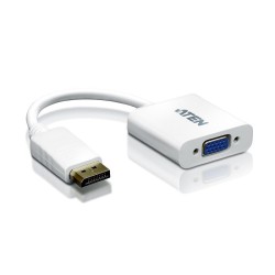 ATEN VC925-AT adapter kablowy DisplayPort VGA (D-Sub) Biały