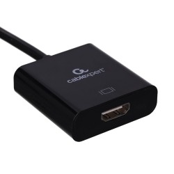 GEMBIRD ADAPTER NA KABLU USB TYP-C DO HDMI 4K 30HZ, 15CM, CZARNY