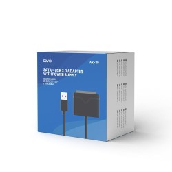 SAVIO ADAPTER USB 3.0 DO DYSKÓW 3.5” Z ZASILANIEM AK-39