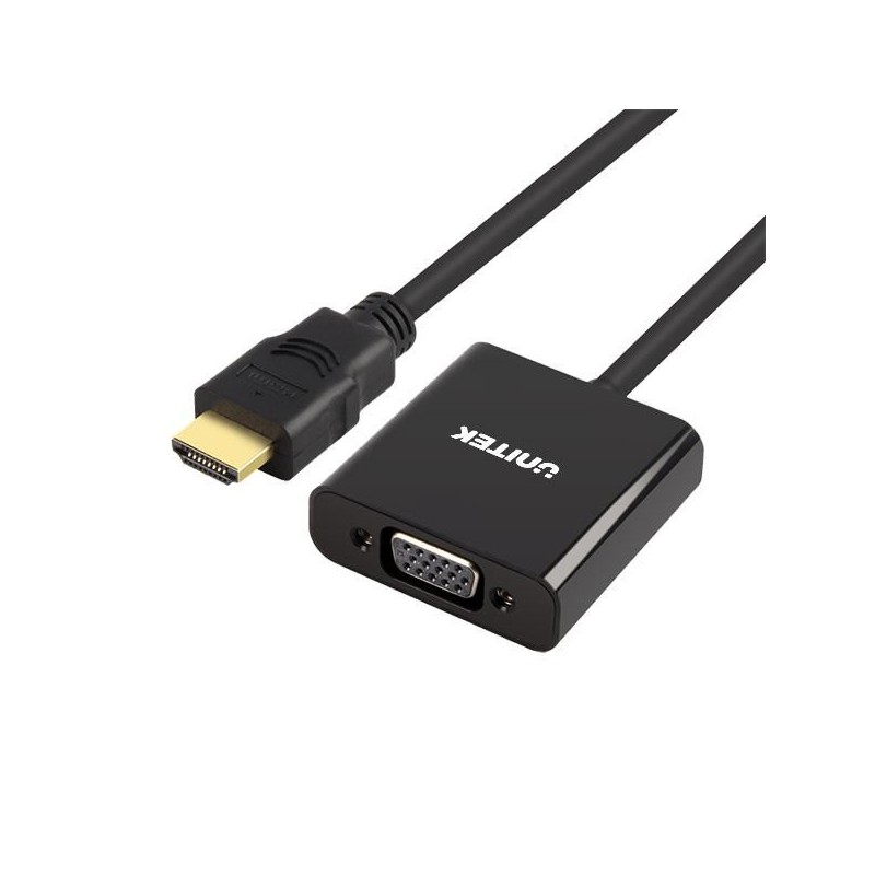 UNITEK ADAPTER HDMI TO VGA + AUDIO