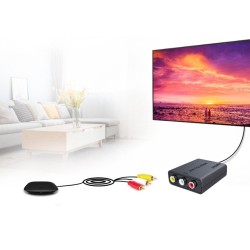 Konwerter AV Composite video i audio 3x RCA na HDMI 1080p