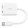 Adapter Belkin RockStar USB-C to 3.5mm Audio + USB-C Charge Adapter