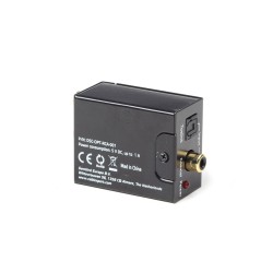 Adapter GEMBIRD DSC-OPT-RCA-001 (Toslink - RCA kolor czarny)