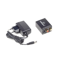 Adapter GEMBIRD DSC-OPT-RCA-001 (Toslink - RCA kolor czarny)