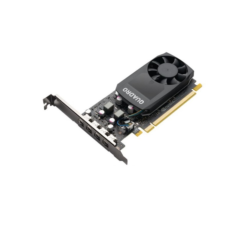 Karta graficzna PNY NVIDIA P1000 V2 LowProfile 4 GB GDDR5, PCIe 3.0 x16, 4x Mini DP 1.4, LP bracket, 4x mDP to DP adapter,