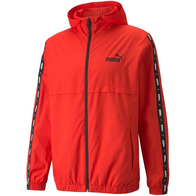 Kurtka męska Puma ESS+TAPE Windbreaker czerwona 847477 11