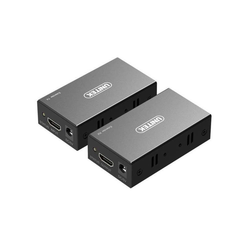 UNITEK EXTENDER HDMI OVER ETHERNET, 60M, V100A