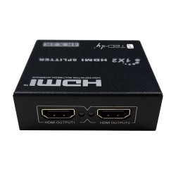 Splitter HDMI 1x2 4K30Hz Aktywny Rozdzielacz HDMI Techly