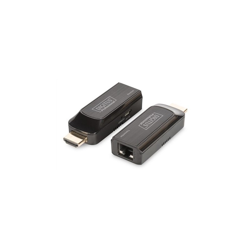 Mini Extender HDMI do 50m po Cat.5e/6/7 FHD1080p 60Hz HDCP 1.2 z audio (zestaw)