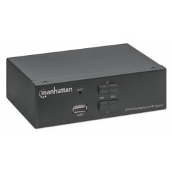 MANHATTAN PRZEŁĄCZNIK KVM DISPLAYPORT/USB 2X1 4K6