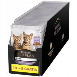 PURINA PRO PLAN KITTEN Kot Ind 18+8 saszet. 2,21kg