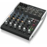 Behringer 802S - 8-kanałowy kompaktowy mikser analogowy z interfejsem USB zaprojektowany specjalnie do obsługi podcastów,