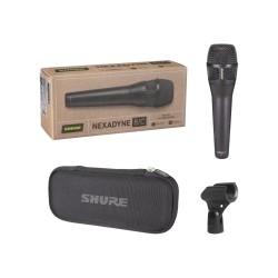 Shure NXN8/C - Mikrofon dynamiczny Nexadyne, Kardioidalny ze złączem XLR, czarny