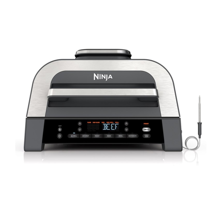 NINJA | Grill i frytownica powietrzna 6 w 1 MAX | DG551EU | 3,8 L | Liczba programów 6 | Srebrny/