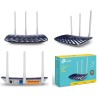 TP-Link Archer C20 AC750 V4.0 router bezprzewodowy Fast Ethernet Dual-band (2.4 GHz/5 GHz) Granatowy (marynarski)