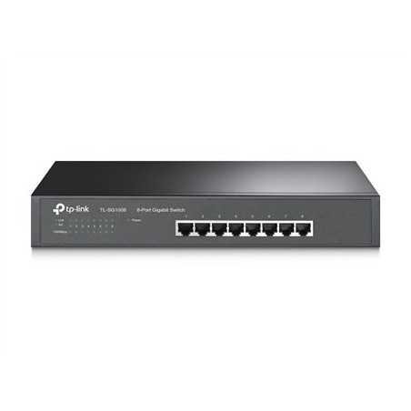 TP-LINK TL-SG1008 łącza sieciowe Nie zarządzany