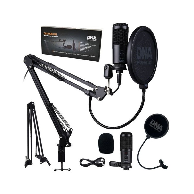 DNA CM USB KIT - Mikrofon pojemnościowy USB zestaw r