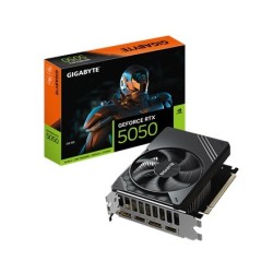 Karta graficzna Gigabyte GeForce RTX 5050 D6 8G | Technologia NVIDIA | 8 GB | GeForce RTX 5050 | Pamięć GDDR6 | Ilość portów