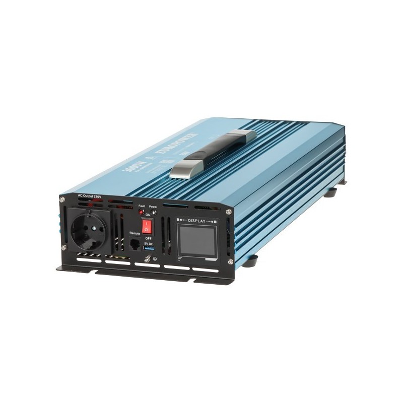 Przetwornica napięcia INV/24/3000/PS/S/B Bluetooth EUROPOWER