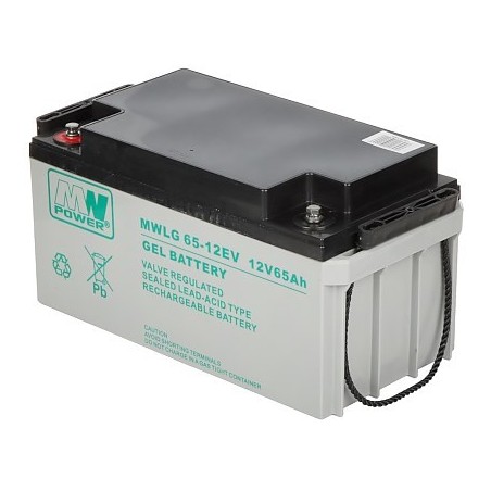 Akumulator żelowy 12V/65AH-MWLG MW Power