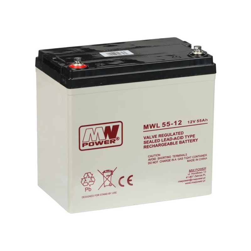 Akumulator 12V/55AH-MWL MW Power