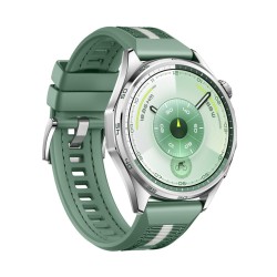 Inteligentny zegarek Huawei WATCH GT 6 46mm, GPS, dioda AMOLED, 1,47 cala, wodoodporny, zielony