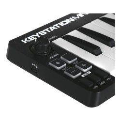 M-AUDIO Keystation Mini 32 MK3 klawiatura MIDI 32 klaw. USB Czarny, Biały
